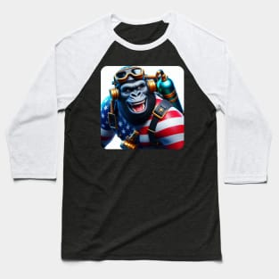 Grumpy Gorilla #19 Baseball T-Shirt